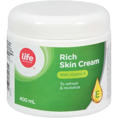 Rich Skin Cream Natural Aloe Vera & Vitamin E