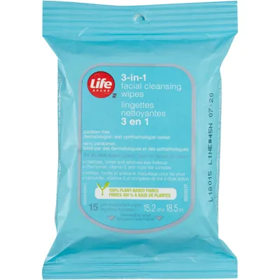 3-In-1 Facial Cleansing Wipes