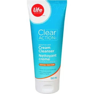 Clear Action Sensitive Skin Cream Cleanser