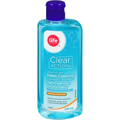 Clear Action Deep Cleansing Astringent, Sensitive Skin