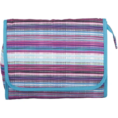 Abstract Stripes Hanging Foldover Clutch