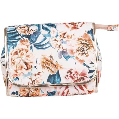 Iridescent Rose Hanging Foldover Clutch