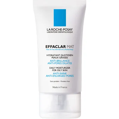 Effaclar Mat Anti-Shine, Anti-Enlarged Pores Daily Face Moisturizer for Oily Skin