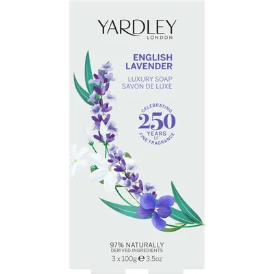 English Lavender Luxury Soap Trio