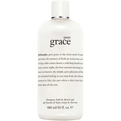 pure grace shampoo, bath & shower gel