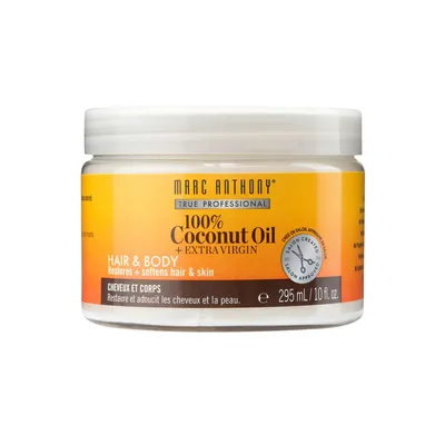 100% Coconut Oil + Extra Virgin Hair & Body