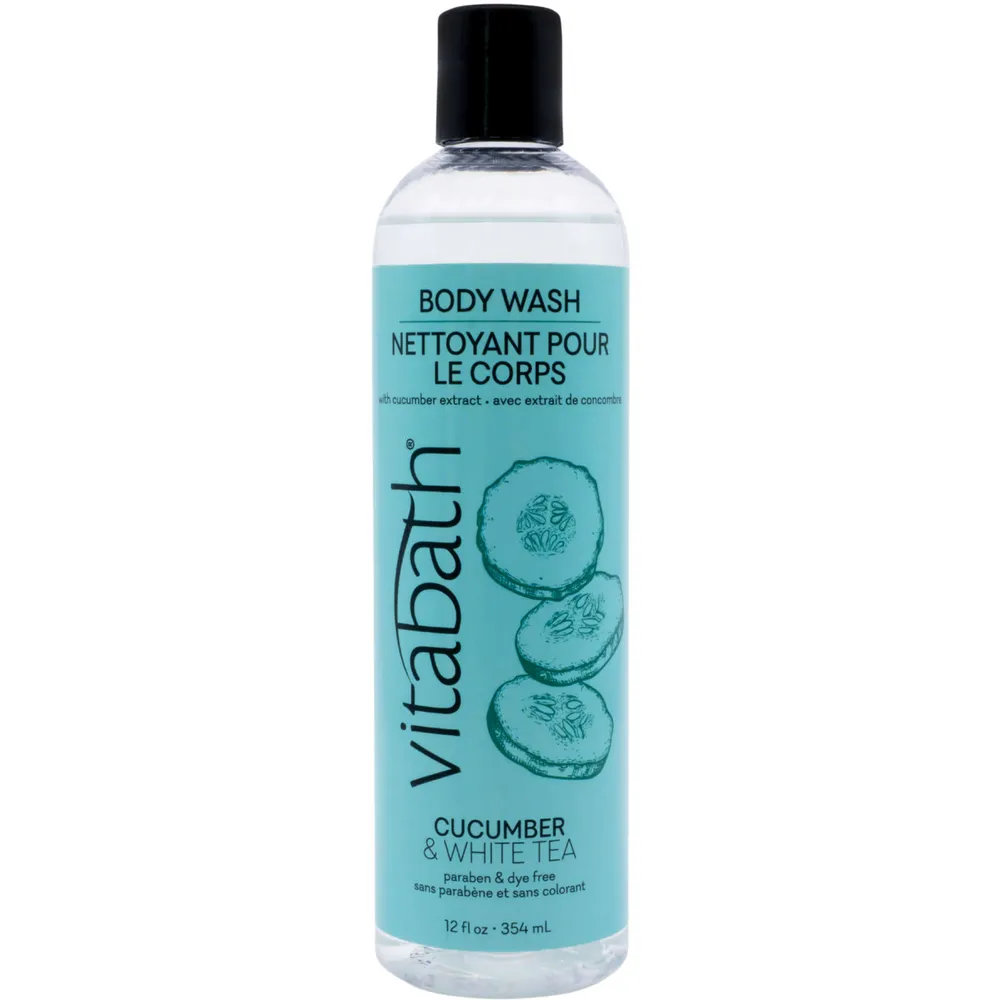 Cucumber & White Tea Paraben & Dye Free Mositurizing Body Wash