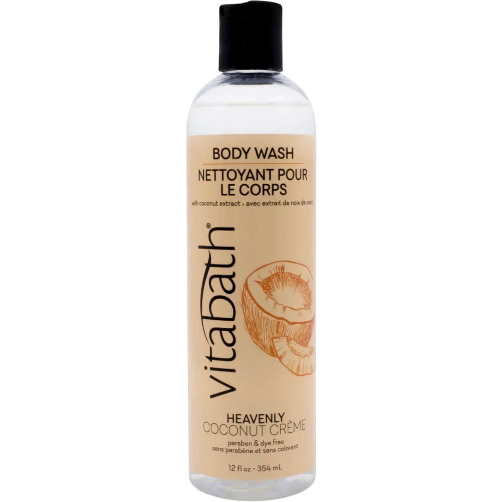 Heavenly Coconut Crème Paraben & Dye Free Mositurizing Body Wash