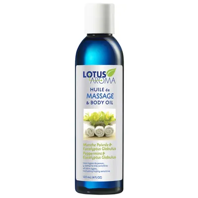 Massage & Body Oil Peppermint & Eucalyptus Globulus