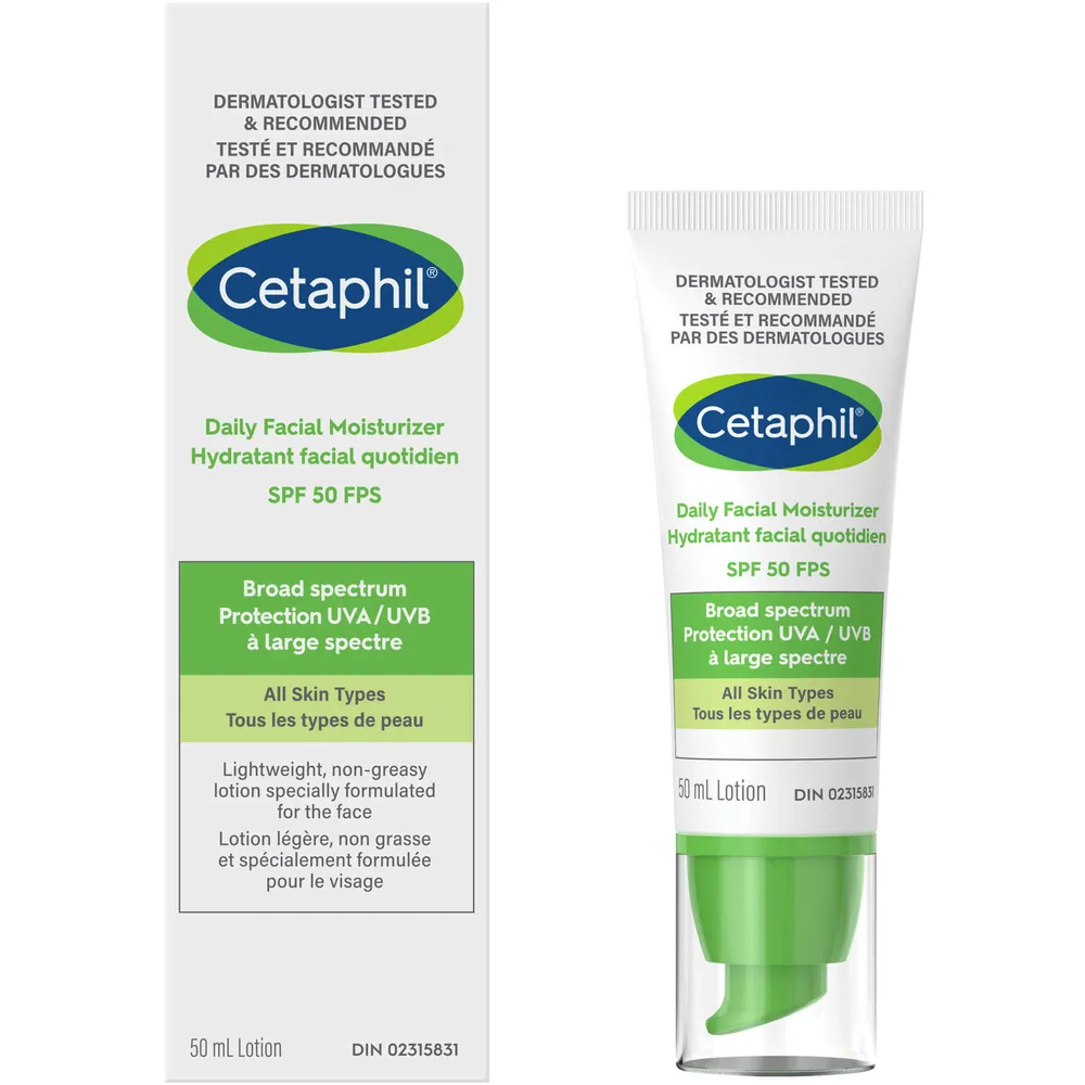 Cetaphil Daily Facial Moisturizer with SPF 50 - Lightweight