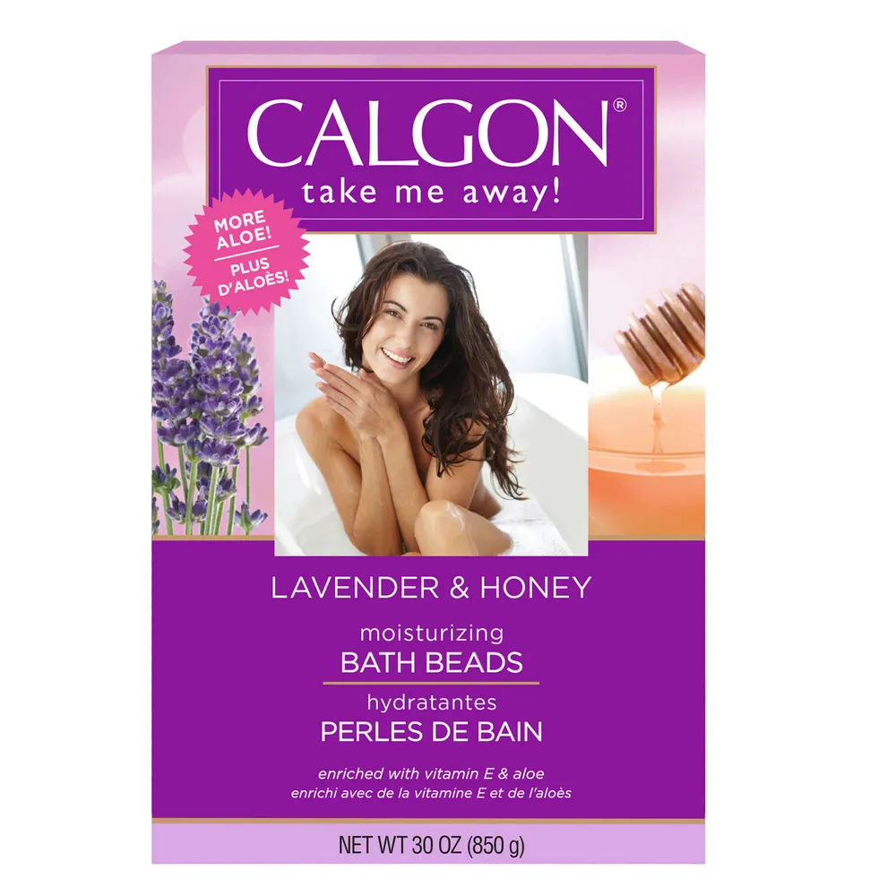 Calgon Take Me Away Moisturizing Bath Beads Lavender And