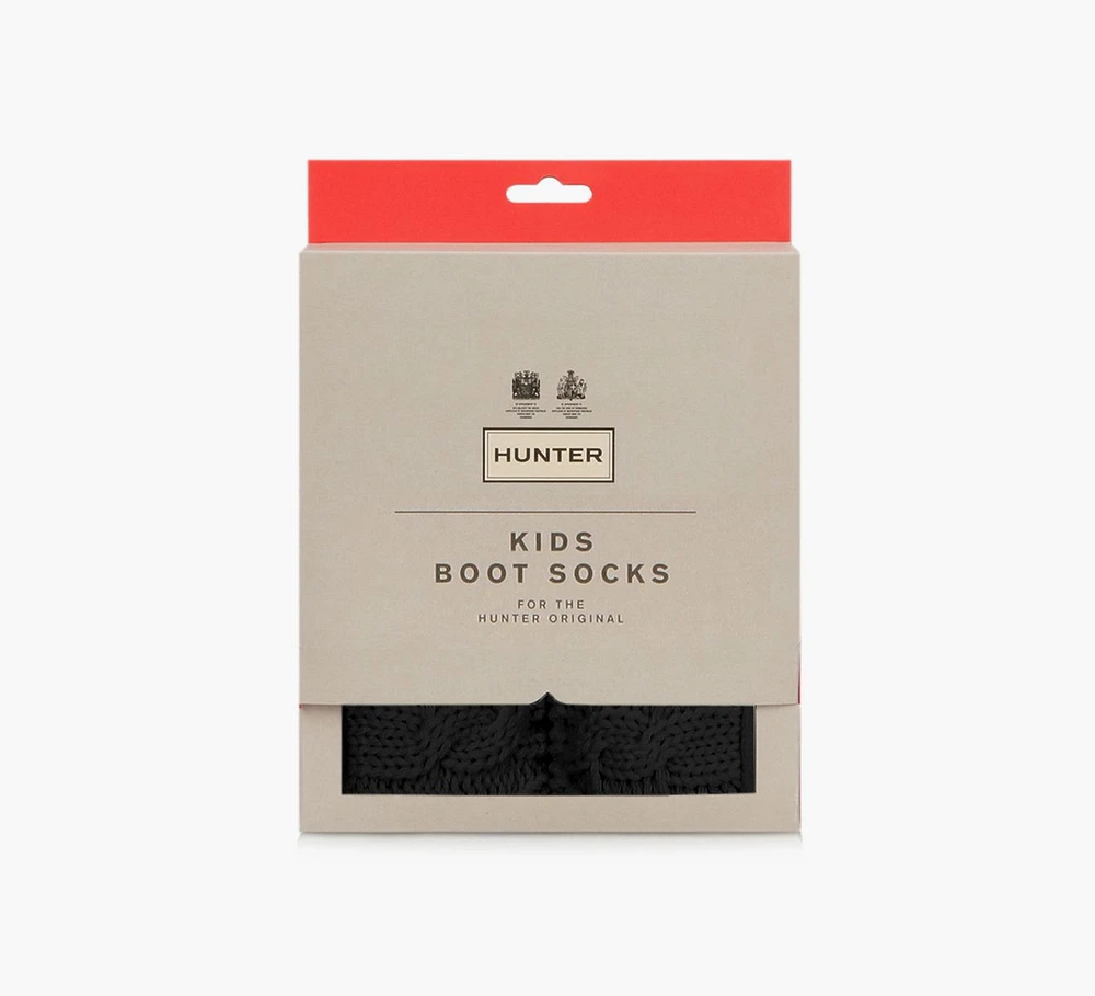 KIDS 6 STITCH CABLE BOOT SOCK