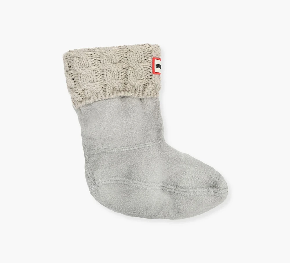 KIDS 6 STITCH CABLE BOOT SOCK