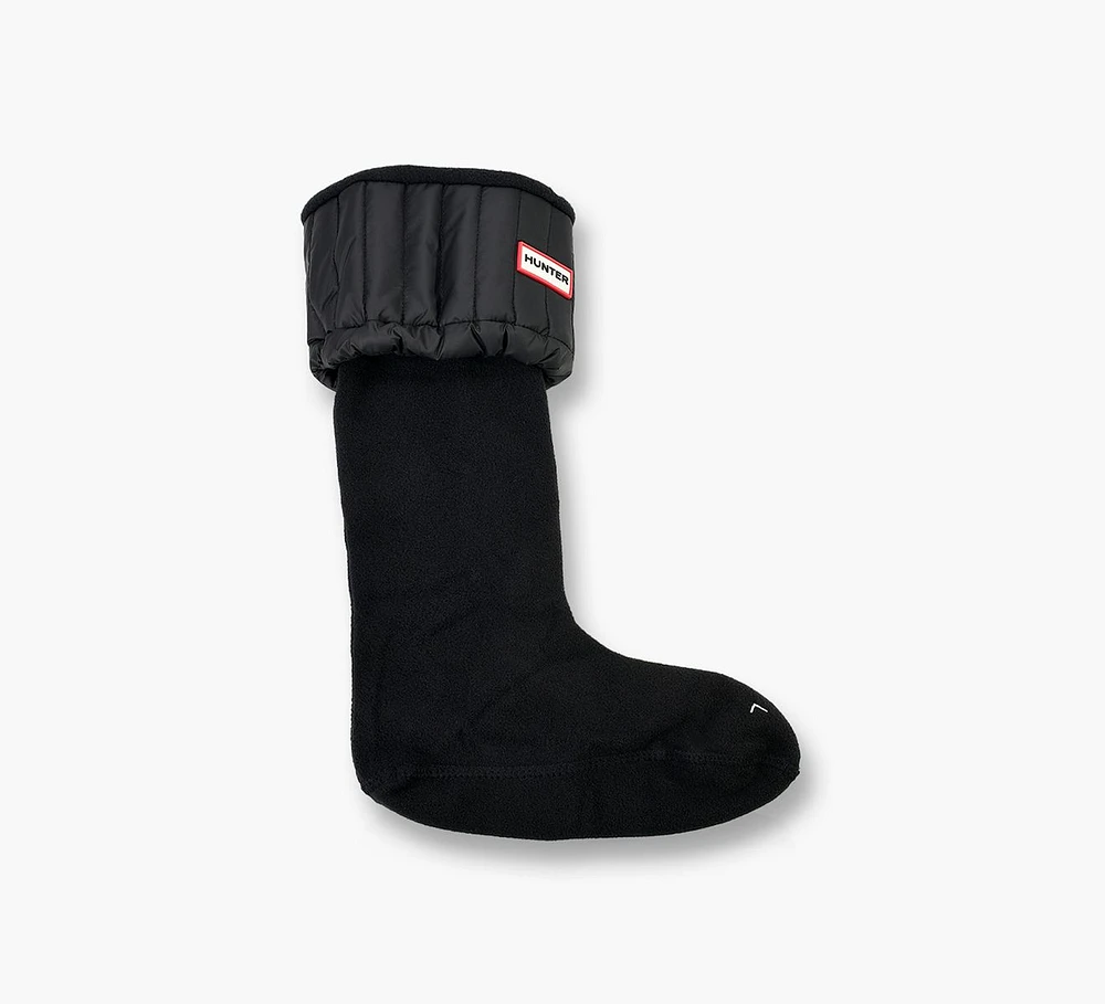 U NYLON PUFFER TALL BOOT SOCK