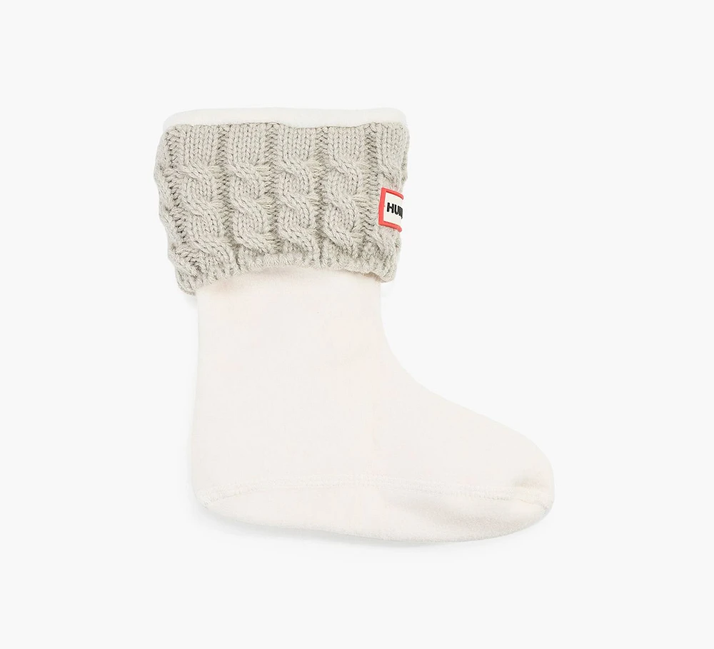 6 STITCH CABLE BOOT SOCK