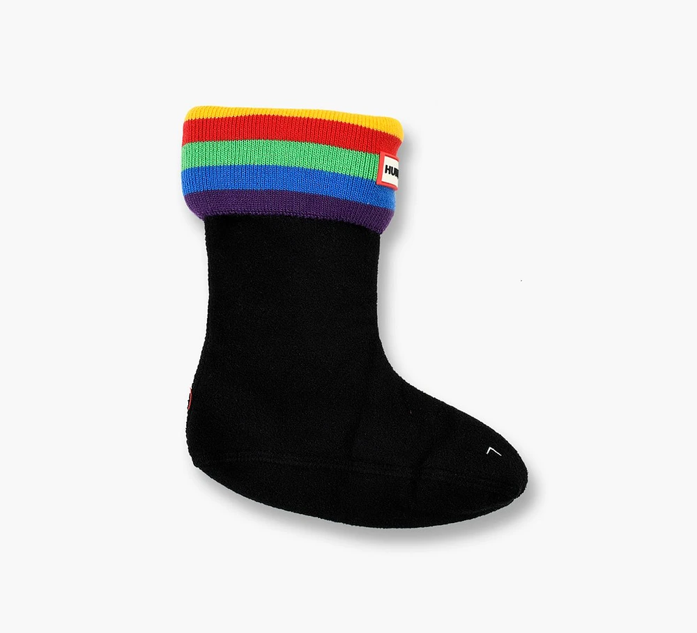 RAINBOW STRIPE BOOT SOCK