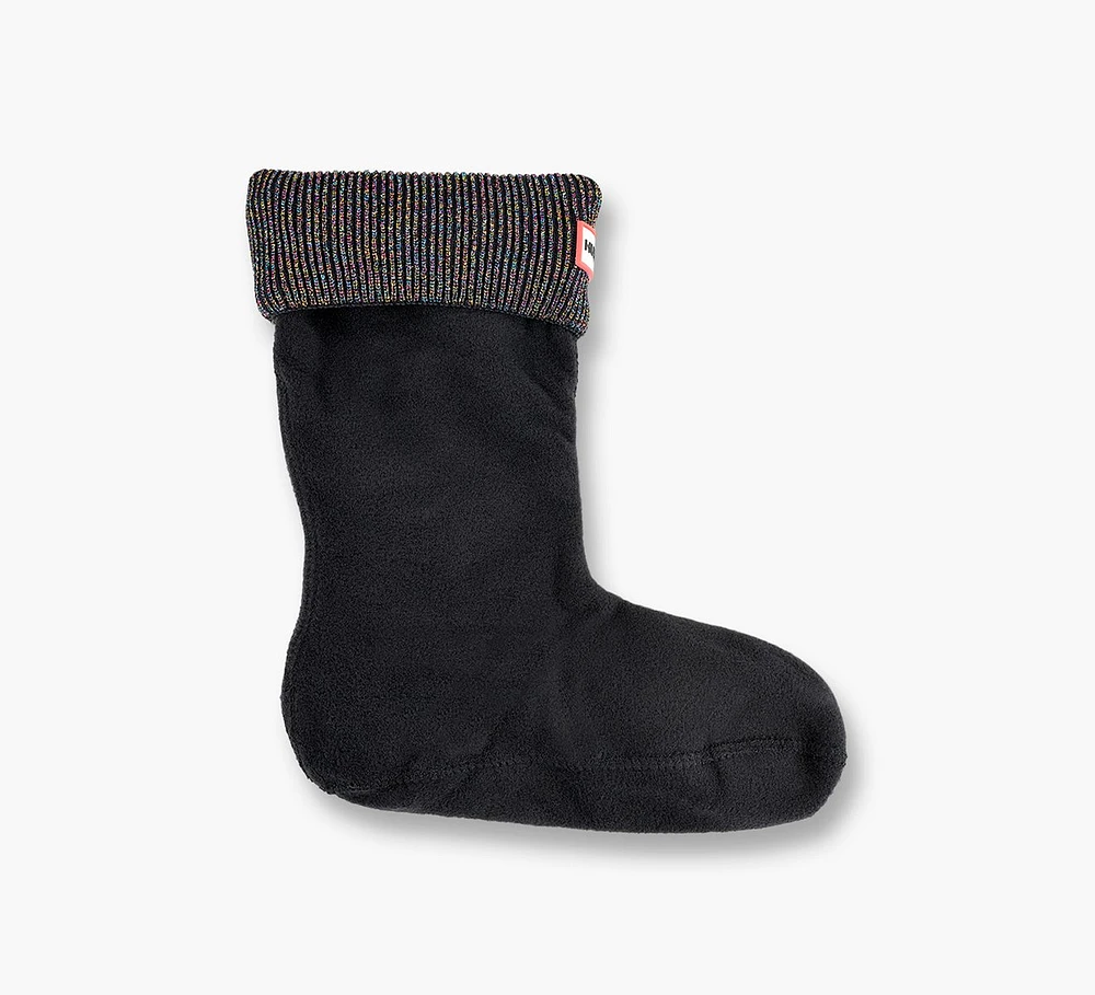 GLITTER LUREX BOOT SOCK