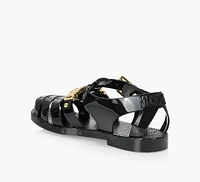 JELLY SANDALS WITH LETTERING LOGO