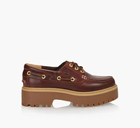 STONE STREET PLATFORM BOAT SHOE