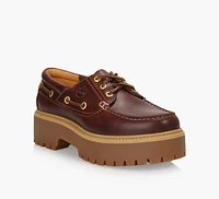 WOMEN'S STONE STREET PLATFORM BOAT SHOE