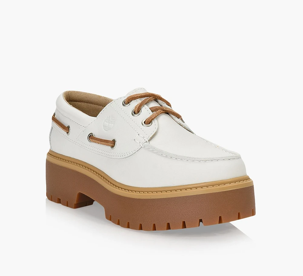 STONE STREET PLATFORM BOAT SHOE