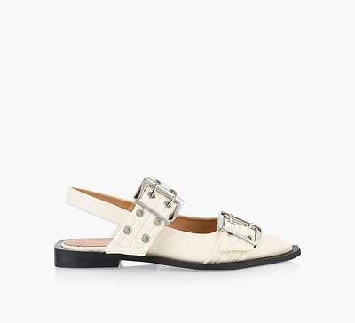 FEMININE BUCKLE BALLERINA