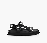 LOGO TAPE PLATFORM SANDAL