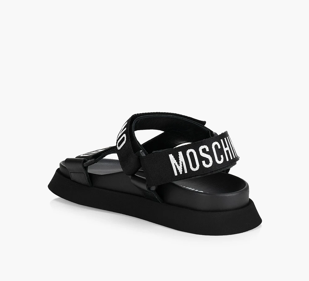 LOGO TAPE PLATFORM SANDAL