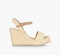 CALICO WEDGE SANDAL