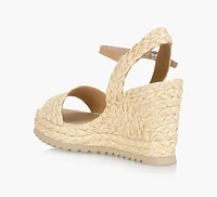 CALICO WEDGE SANDAL