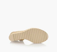 CALICO WEDGE SANDAL