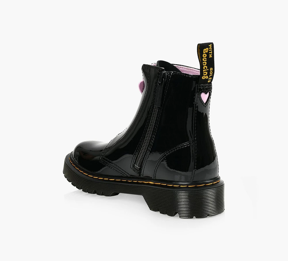 BEX HEART ZIP BOOT PATENT LAMPER