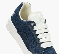 DENIM SNEAKERS WITH LOGO