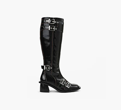 FEMINIE BUCKLE HIGH BOOT