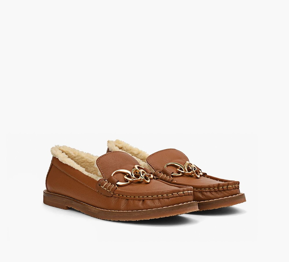 JANE GRAINY LEATHER LOAFER