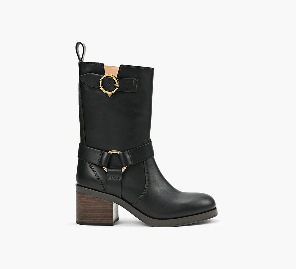 HAILEY LEATHER BIKER BOOT