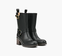 HAILEY LEATHER BIKER BOOT