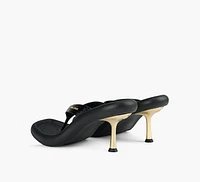 SPLASH HEELED SANDAL