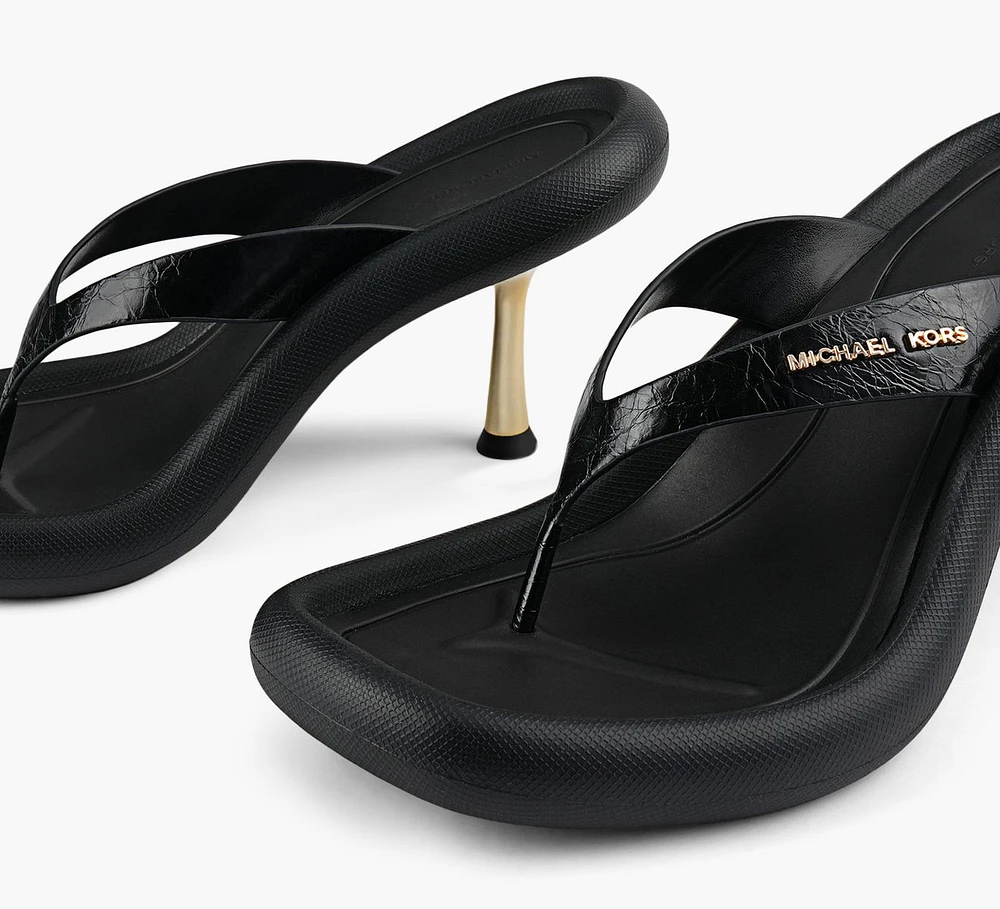 SPLASH HEELED SANDAL