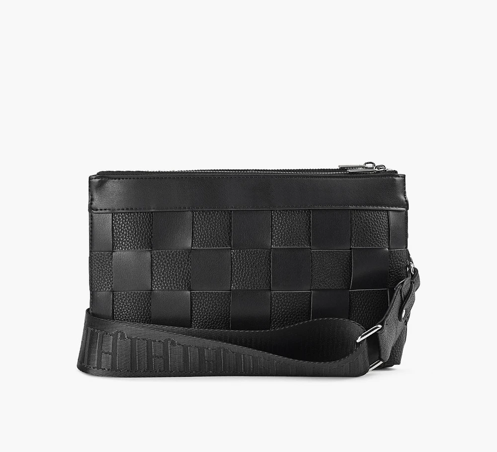 SQUARE BRAID SHOULDER BAG
