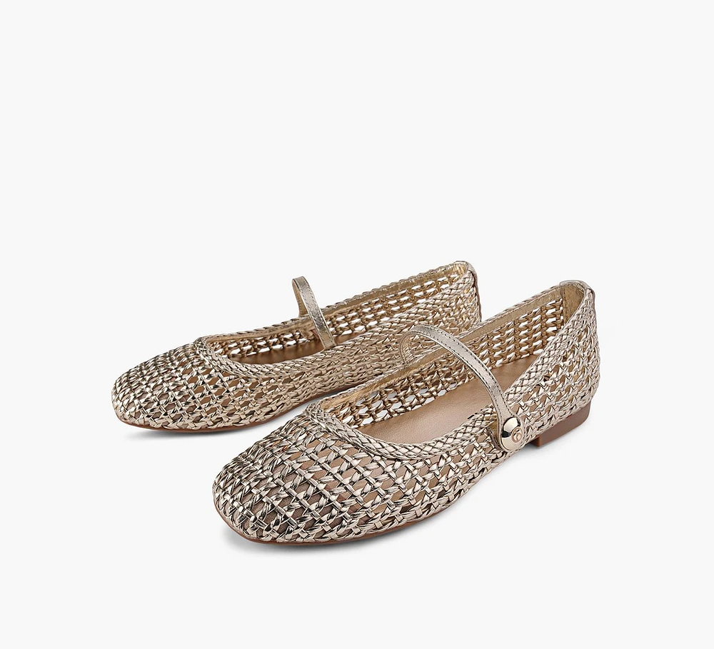 ZINA WOVEN FLAT MJ