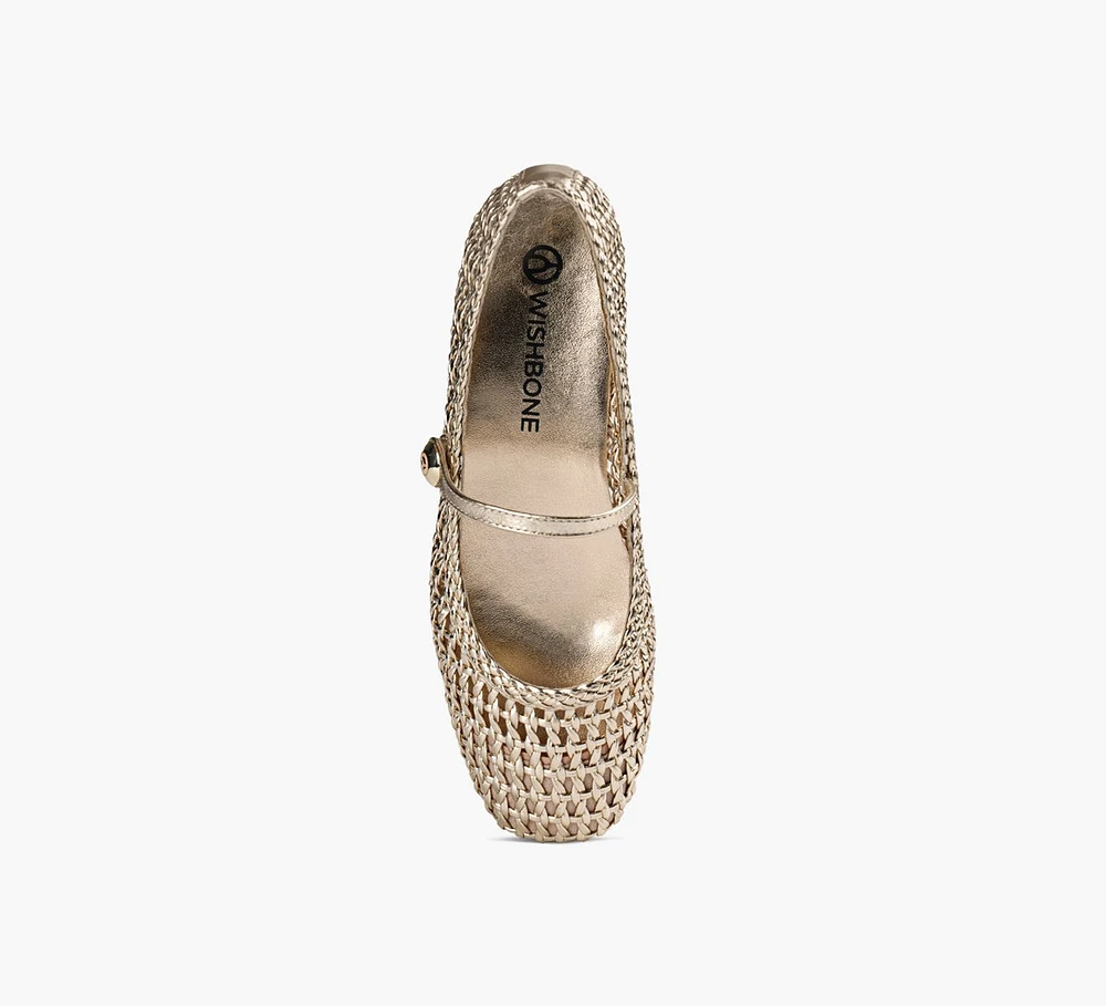 ZINA WOVEN FLAT MJ