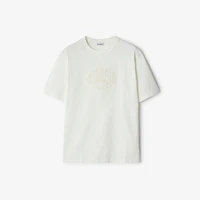 EKD Cotton T-shirt in Chalk - Men | Burberry® Official