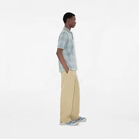 Check Cotton Polo Shirt in Fog - Men | Burberry® Official