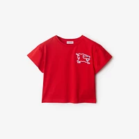 Laces EKD Cotton T-shirt in Pillar | Burberry® Official