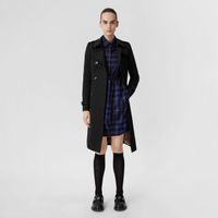 The Long Chelsea Heritage Trench Coat Black - Women | Burberry® Official