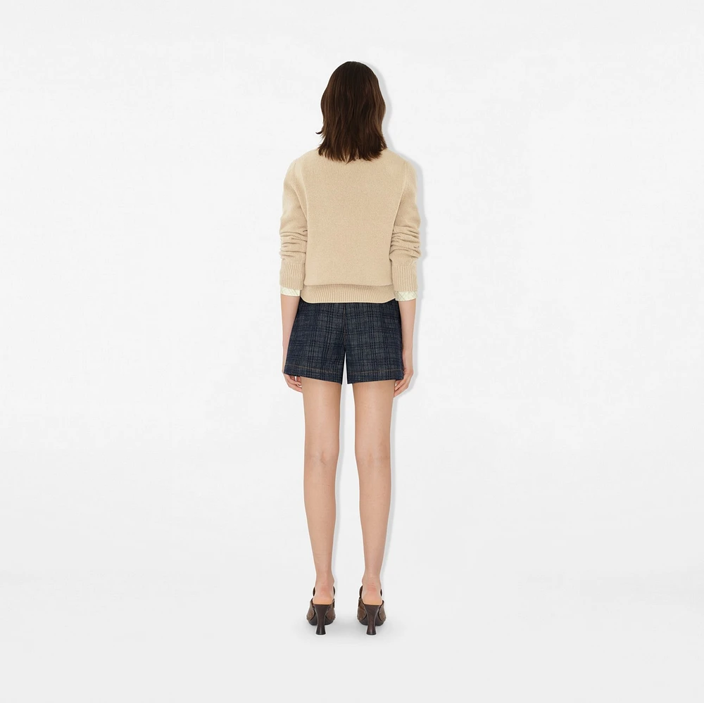 EKD Wool Cashmere Sweater in Nutmeg - Women | Burberry® Official