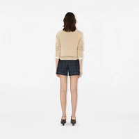 EKD Wool Cashmere Sweater in Nutmeg - Women | Burberry® Official