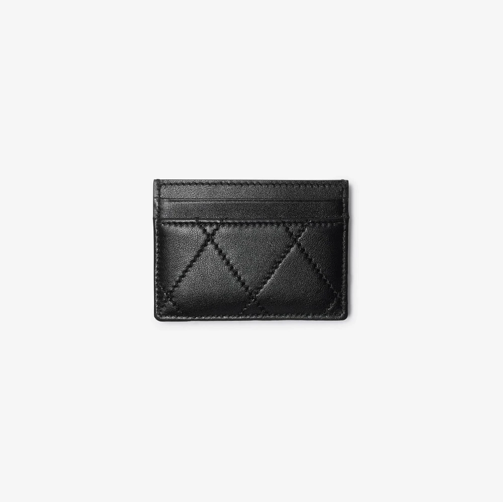 Strand Card Case in Black - Women, Leather | Burberry® Official