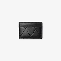 Strand Card Case in Black - Women, Leather | Burberry® Official